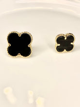 Load image into Gallery viewer, Black Clover Earrings