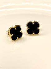 Load image into Gallery viewer, Black Clover Earrings