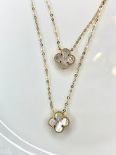 Load image into Gallery viewer, Double Clover Necklace