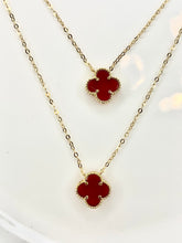 Load image into Gallery viewer, Double Clover Necklace