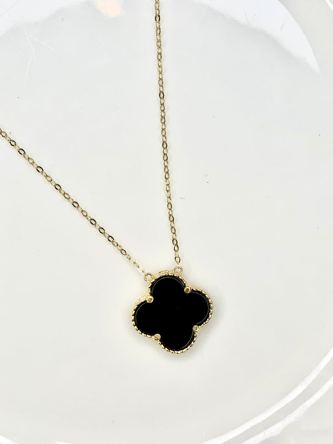 Black Clover Necklace